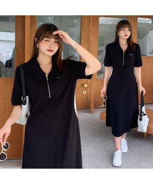 Đầm Dài Khóa Kéo Che Bụng 3090