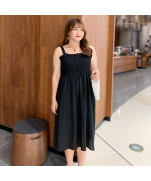 Đầm nữ 2 dây, dáng rộng, trẻ trung 662