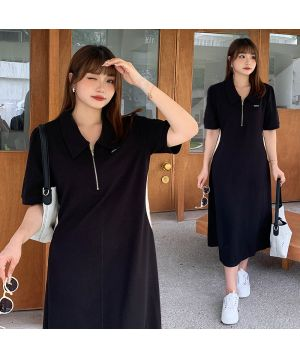 Đầm Dài Khóa Kéo Che Bụng 3090