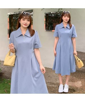 Đầm Xòe Polo Dáng Dài Thanh Lịch 3089