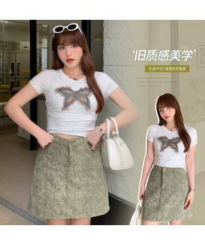 Chân váy mini army jeans 62940