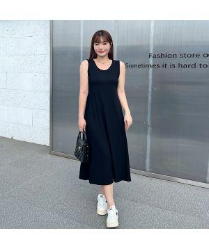 Đầm liền xuông che bụng 3296